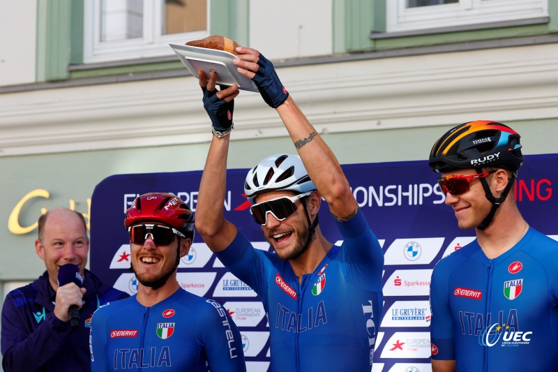 European Championships Munich 2022 - 2022 UEC Road Elite European Championships - Men's Road Race - 14/08/2022 - Jacopo Guarnieri (ITA) - photo Luca Bettini/UEC/SprintCyclingAgency?2022